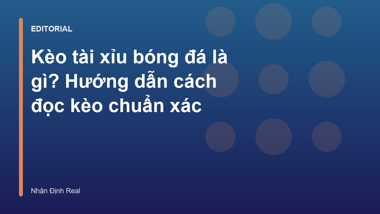 Minh họa về kèo tài xỉu bóng đá