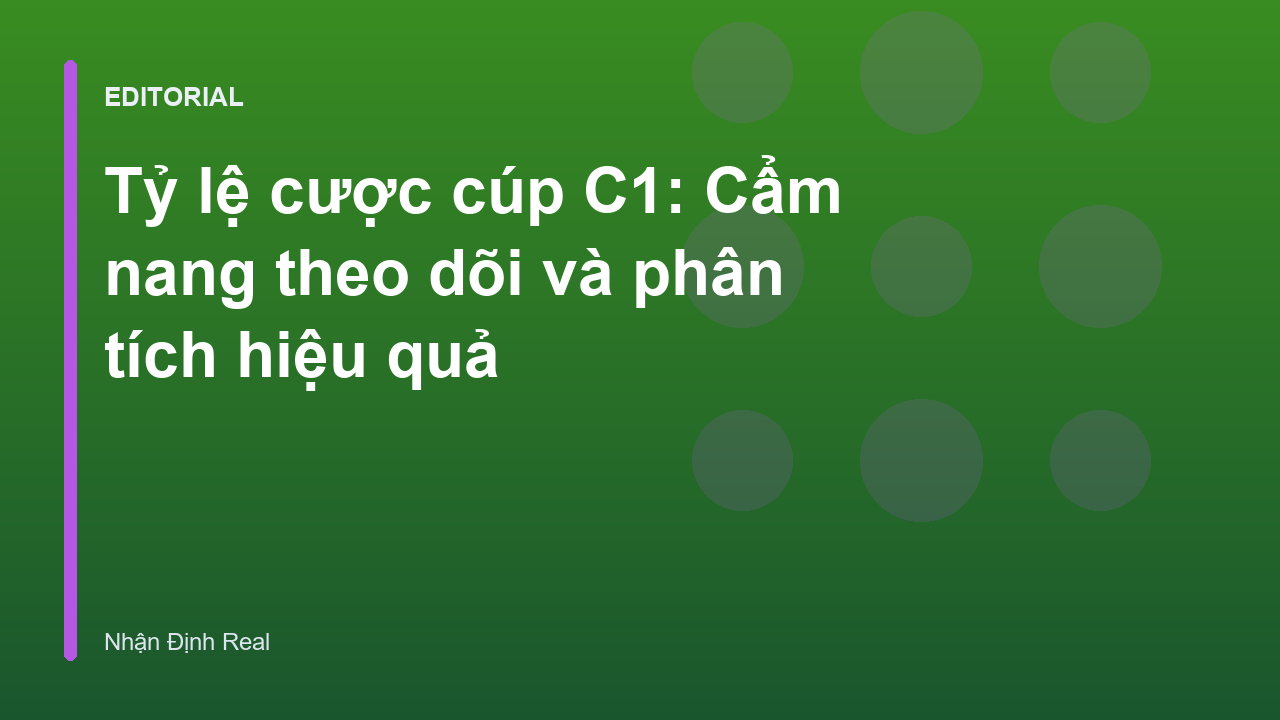 Theo dõi tỷ lệ cược cúp C1 tại sân vận động